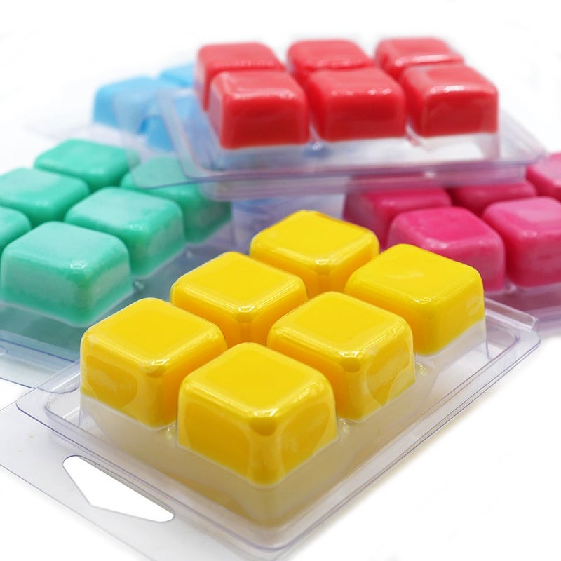 DGQ Wax Melt Molds - 100 Packs Clear Empty Plastic Wax Melt Clamshells for Wickless Wax Melt Candles - Image 2
